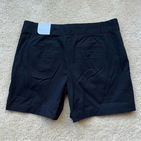 NWT Loft Women’s Black Chino Riviera Shorts - Size 4 - 100% Cotton - Picture 2 of 10